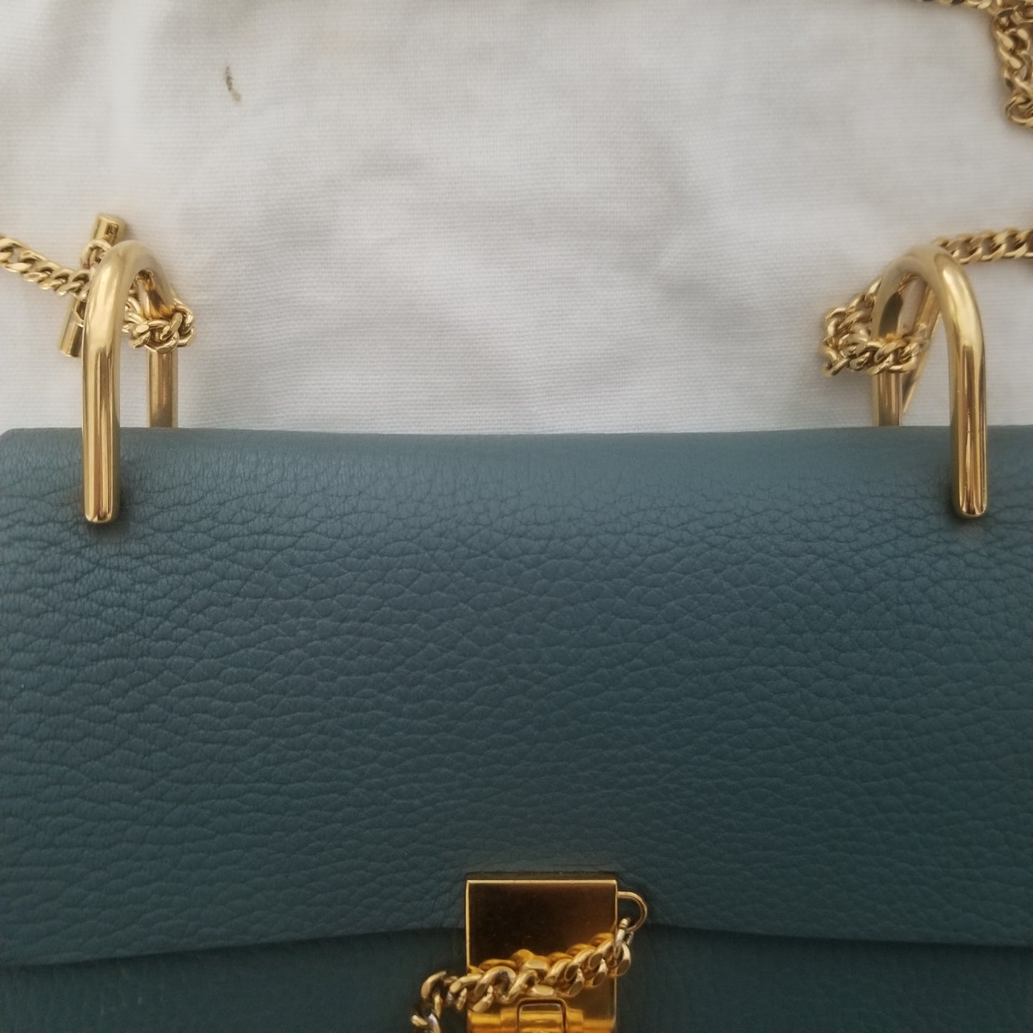 Chloé Medium Drew Bag in Cloudy Blue