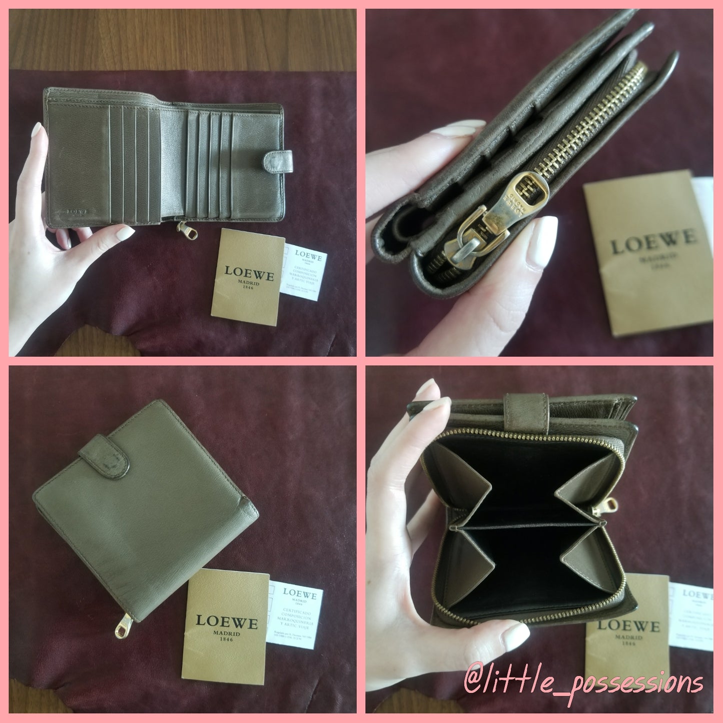 Loewe Zipper Wallet