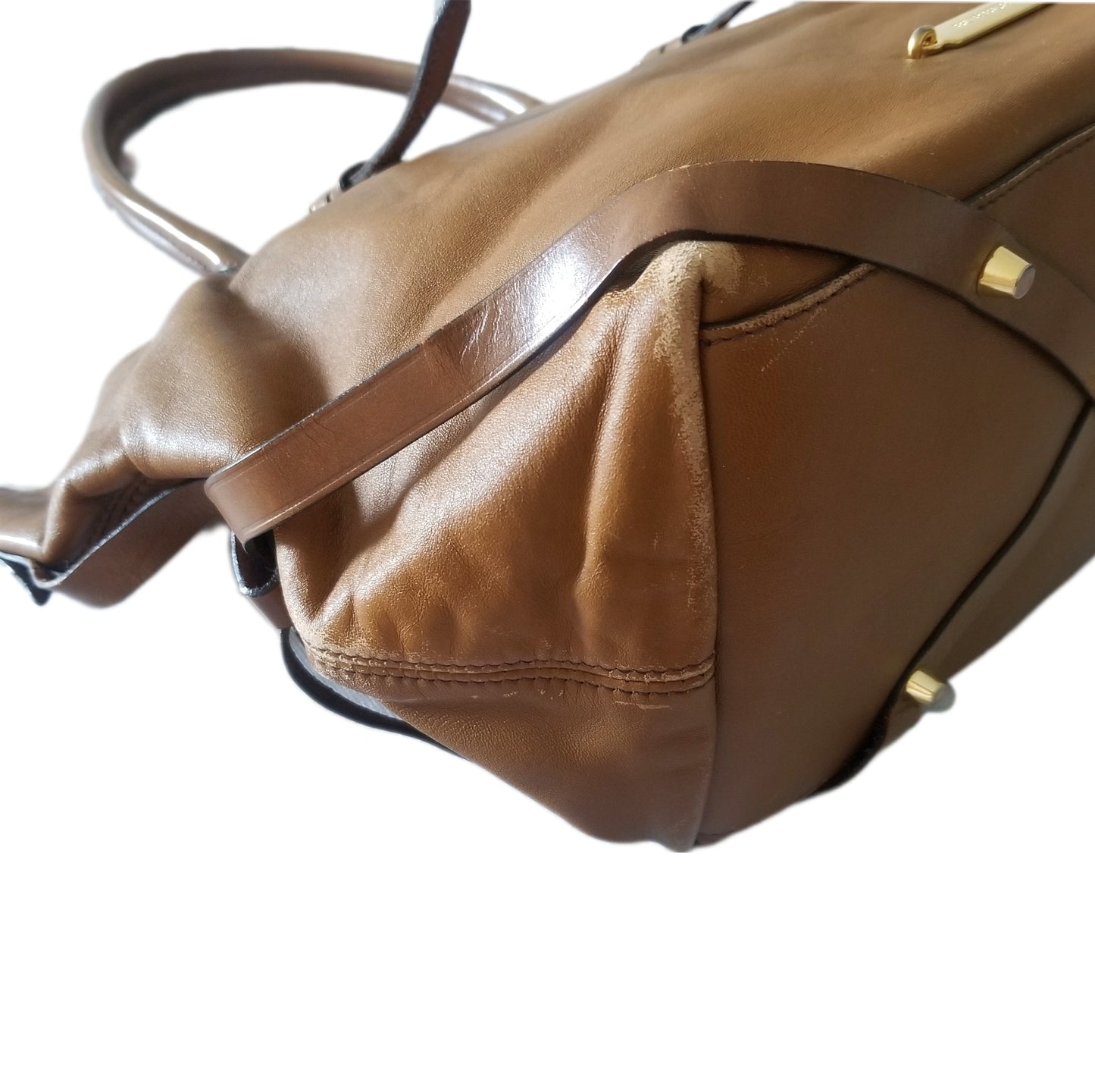 Burberry Medium Salisbury Leather Tote Bag in Mid Camel