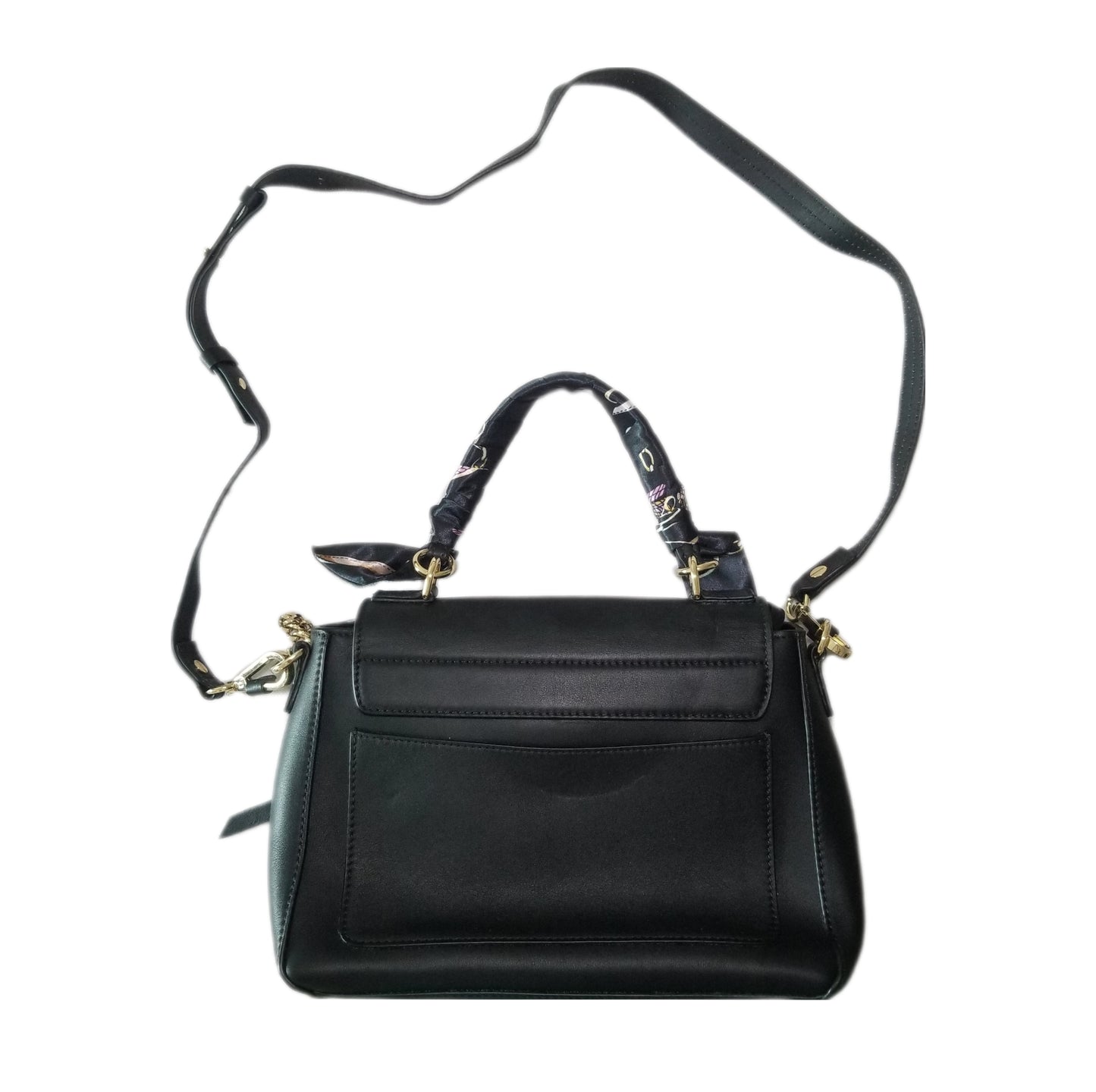 Pre-loved Chloé Faye Day Leather Handbag in Black