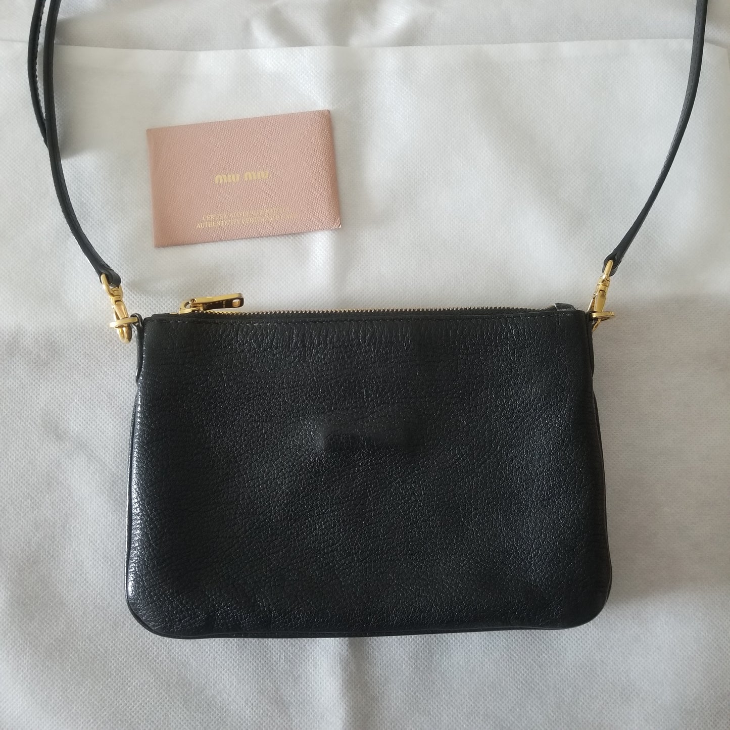Miu Miu Madras Crossbody Bag
