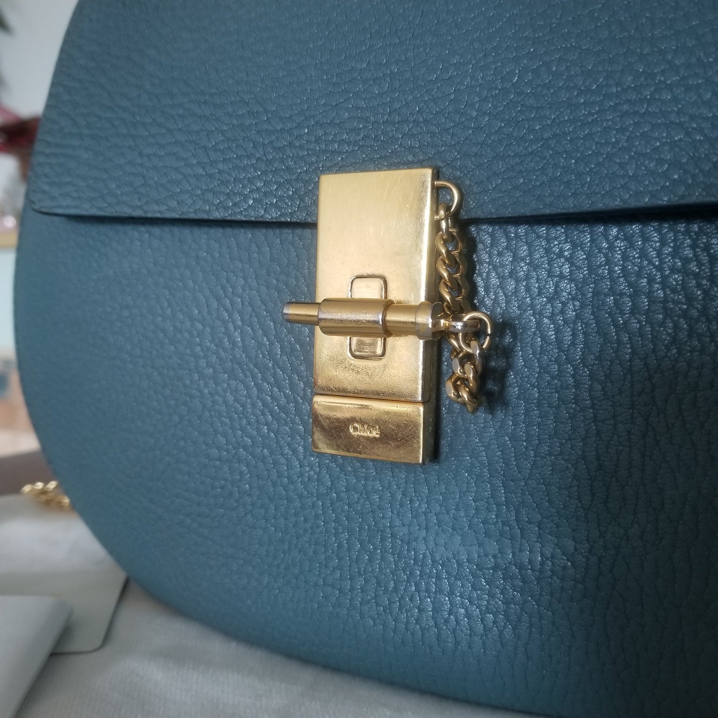 Chloé Medium Drew Bag in Cloudy Blue