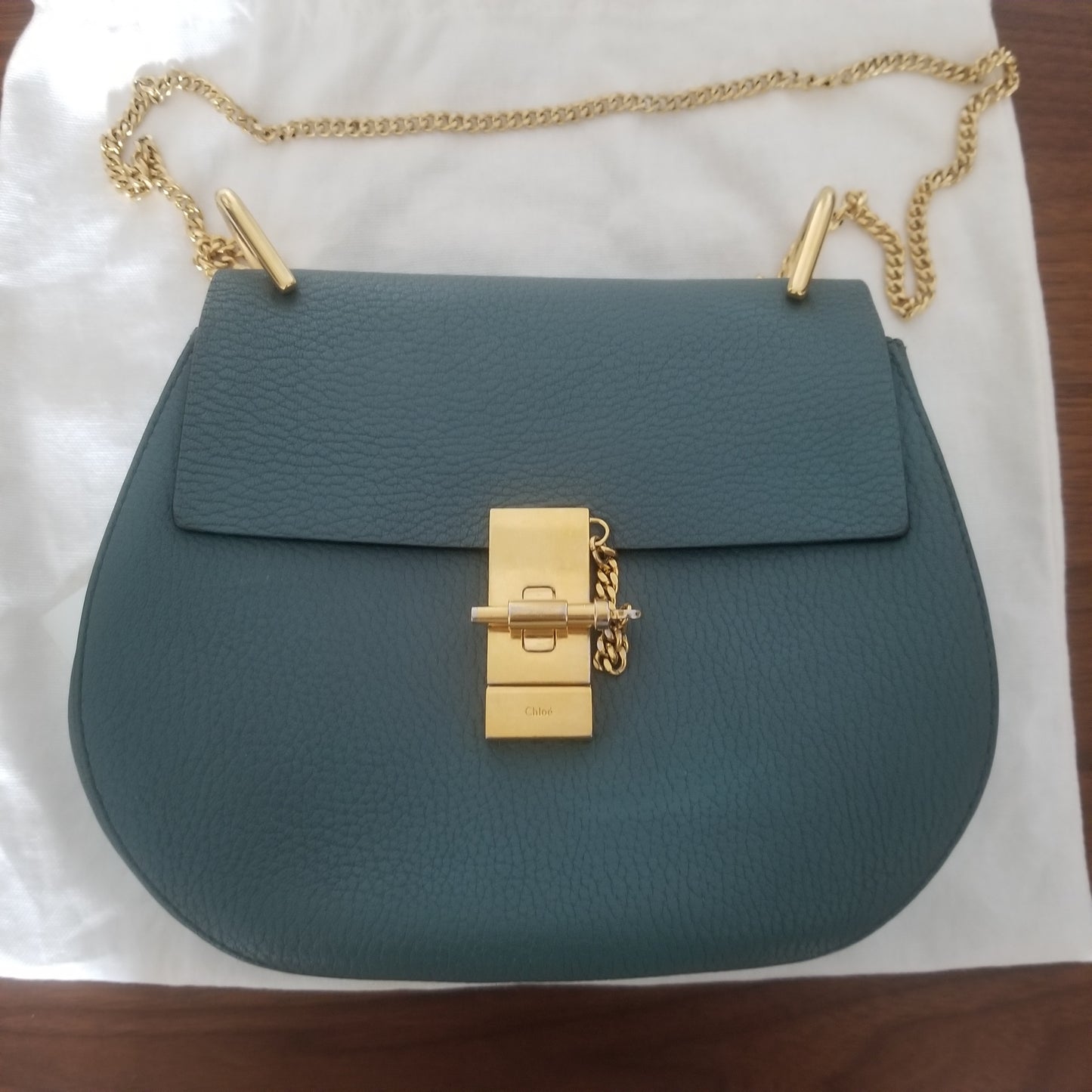 Chloé Medium Drew Bag in Cloudy Blue