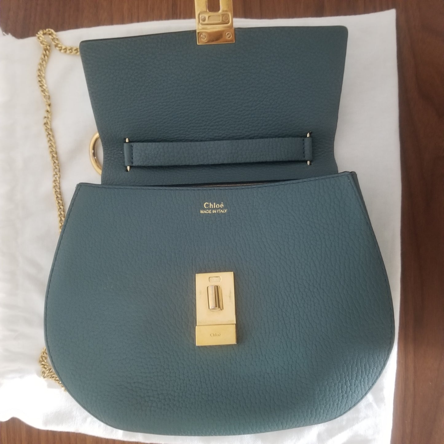 Chloé Medium Drew Bag in Cloudy Blue