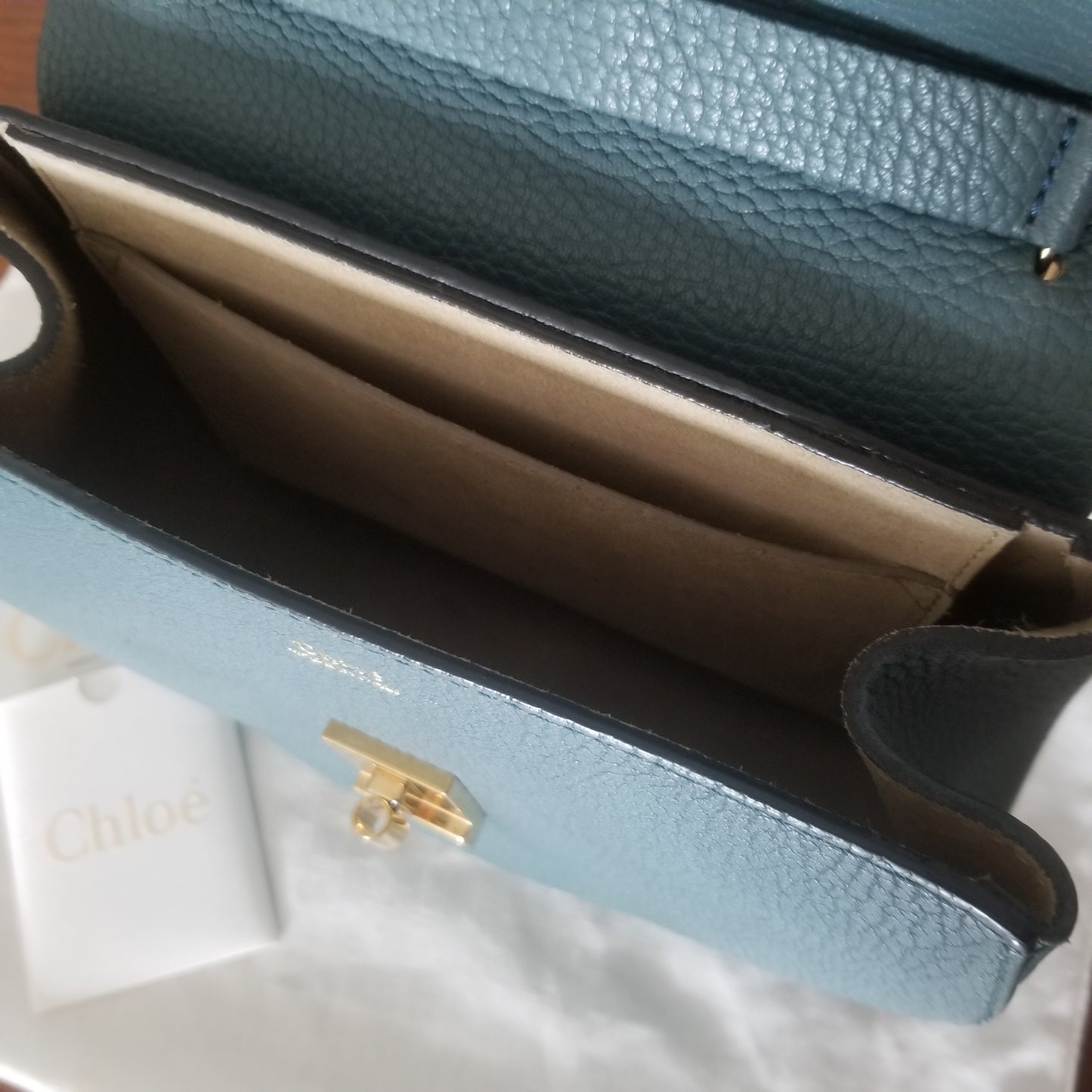 Chloé Medium Drew Bag in Cloudy Blue