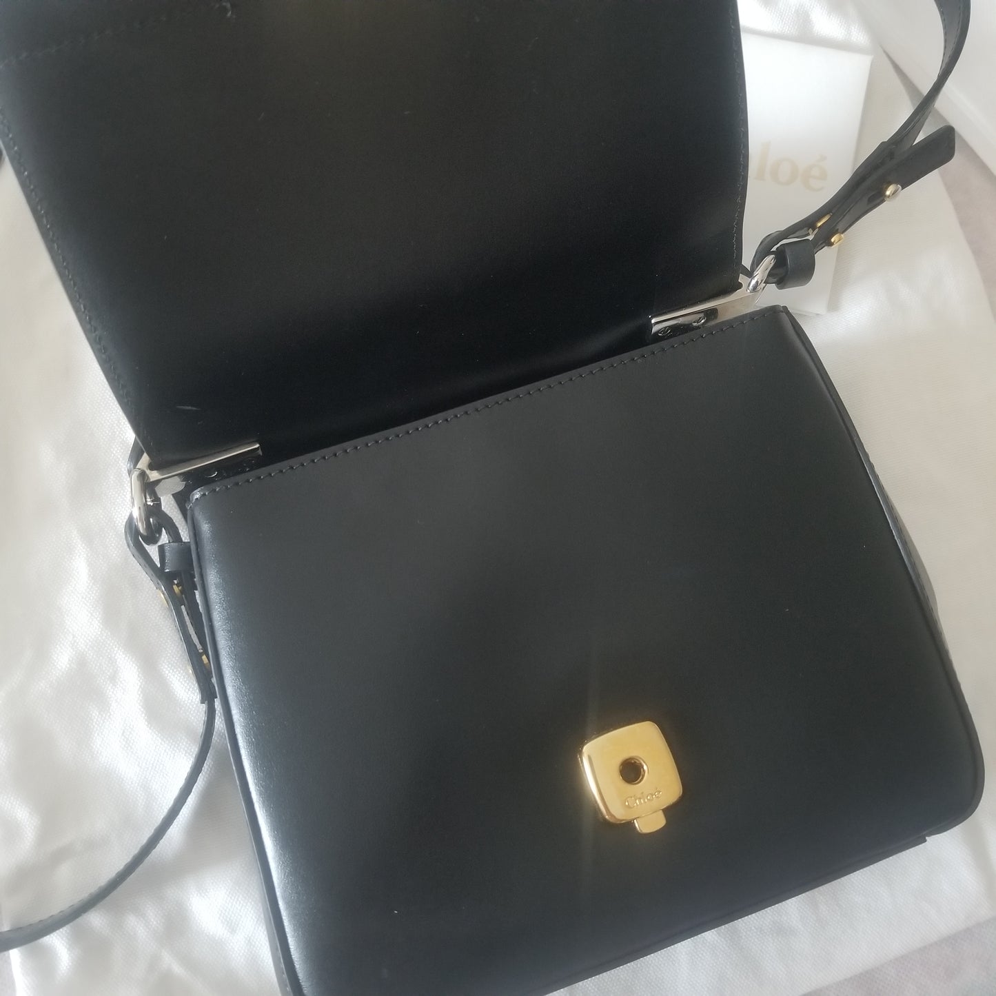 Chloé The C Leather Crossbody Bag