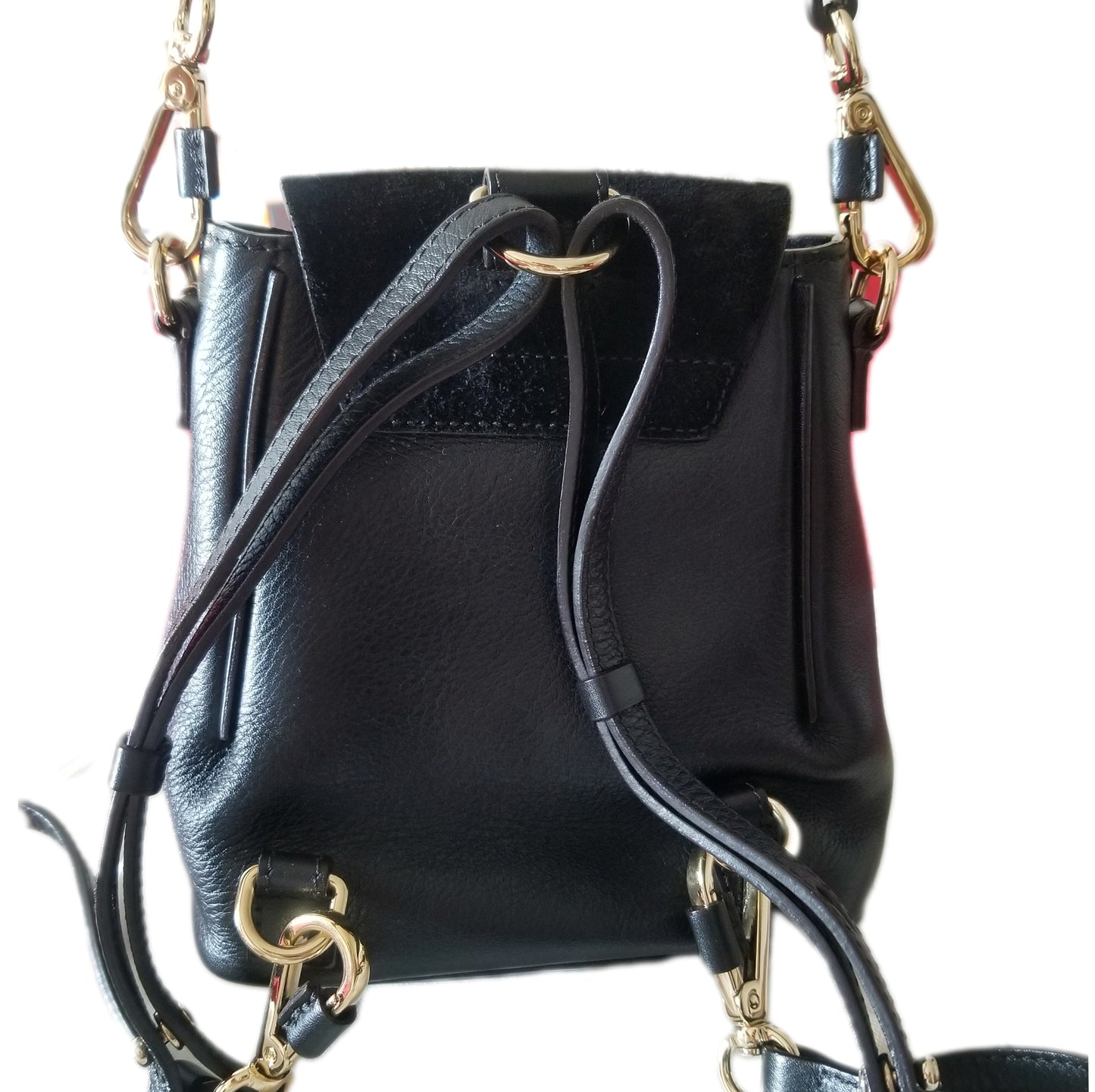 Chloe Faye Mini Leather Backpack