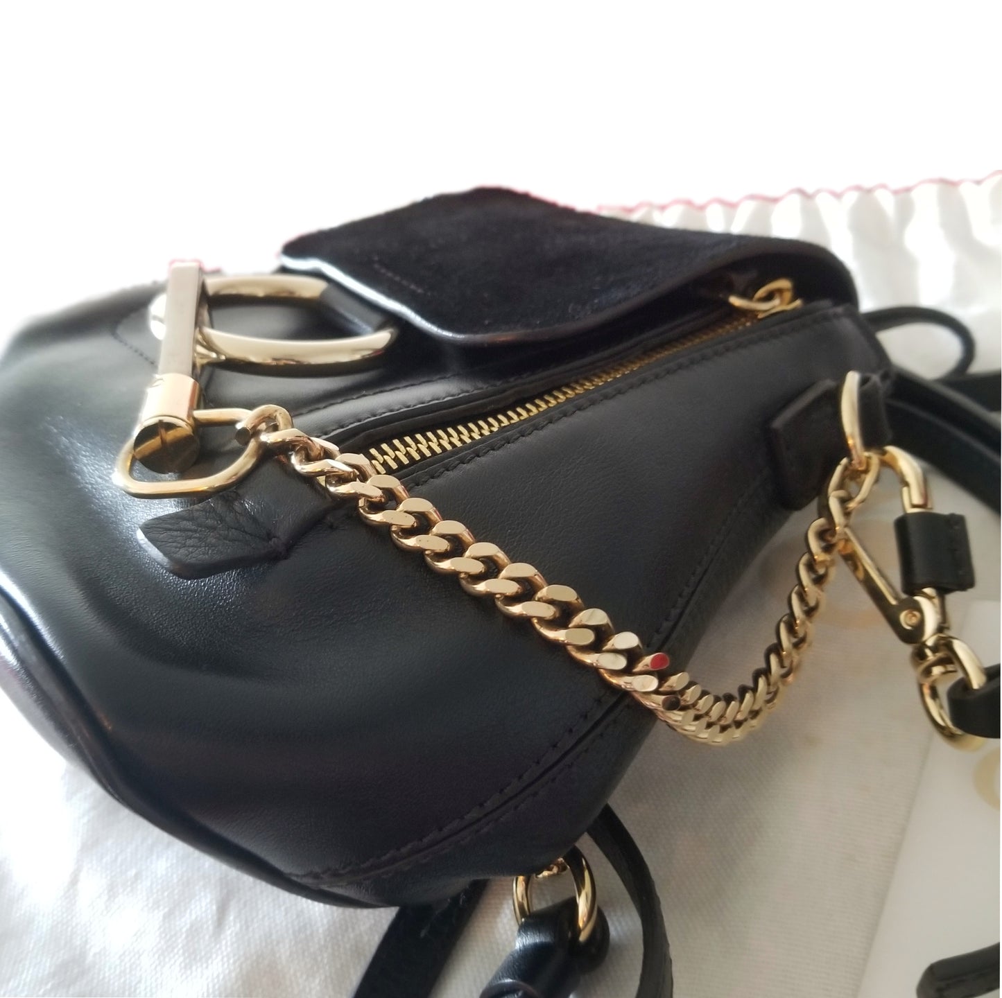 Chloe Faye Mini Leather Backpack