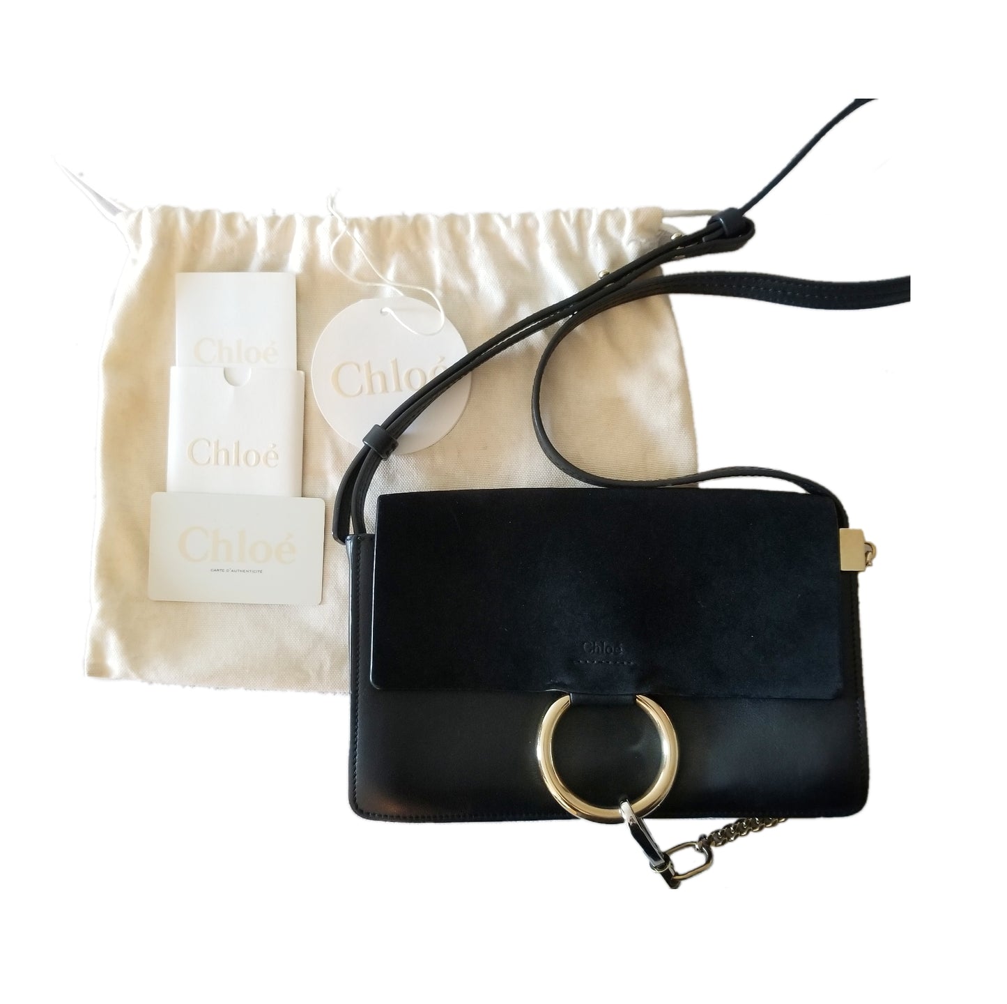 Chloé Faye Leather Crossbody Bag