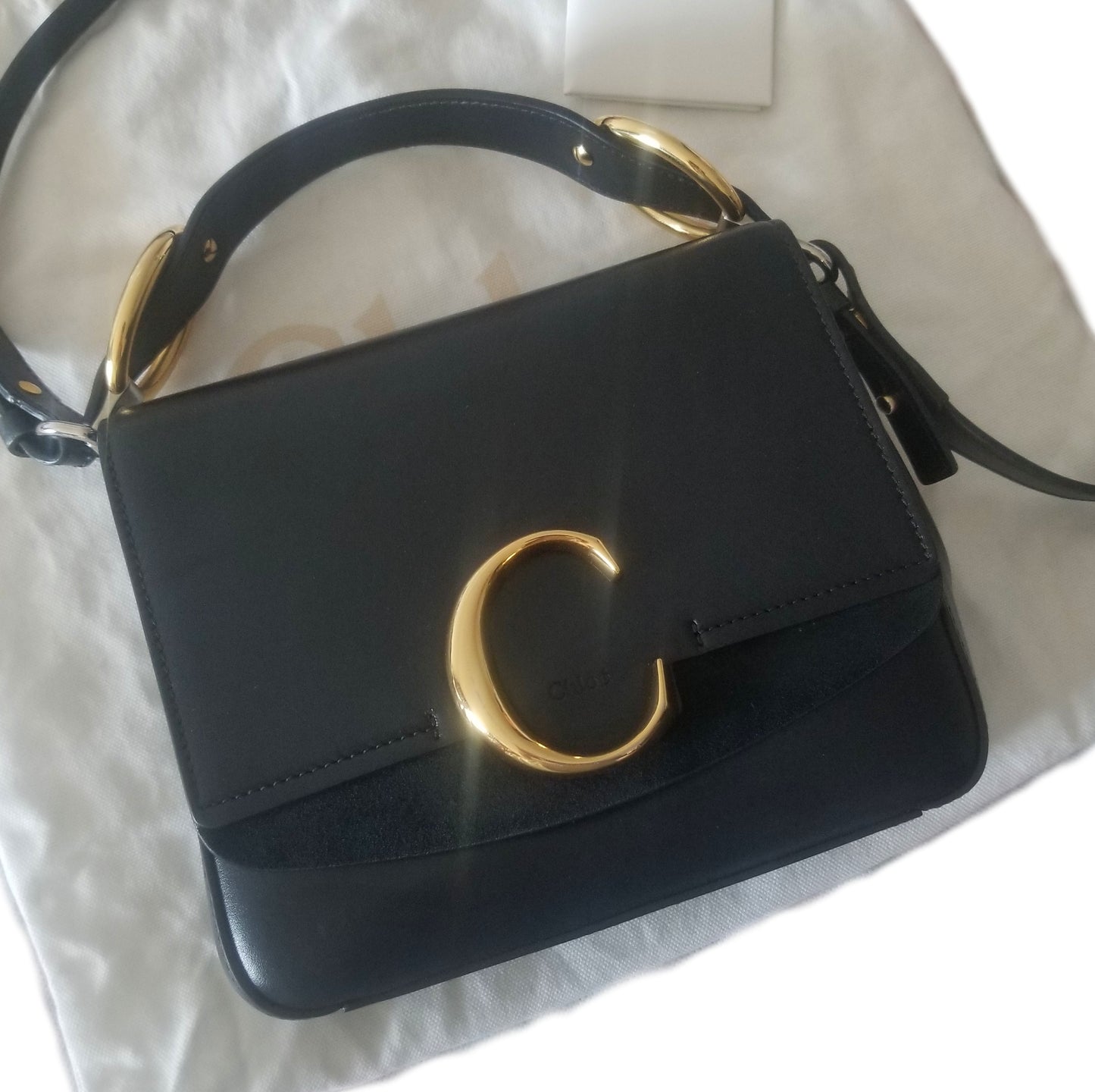 Chloé The C Leather Crossbody Bag