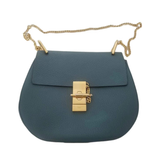 Chloé Medium Drew Bag in Cloudy Blue