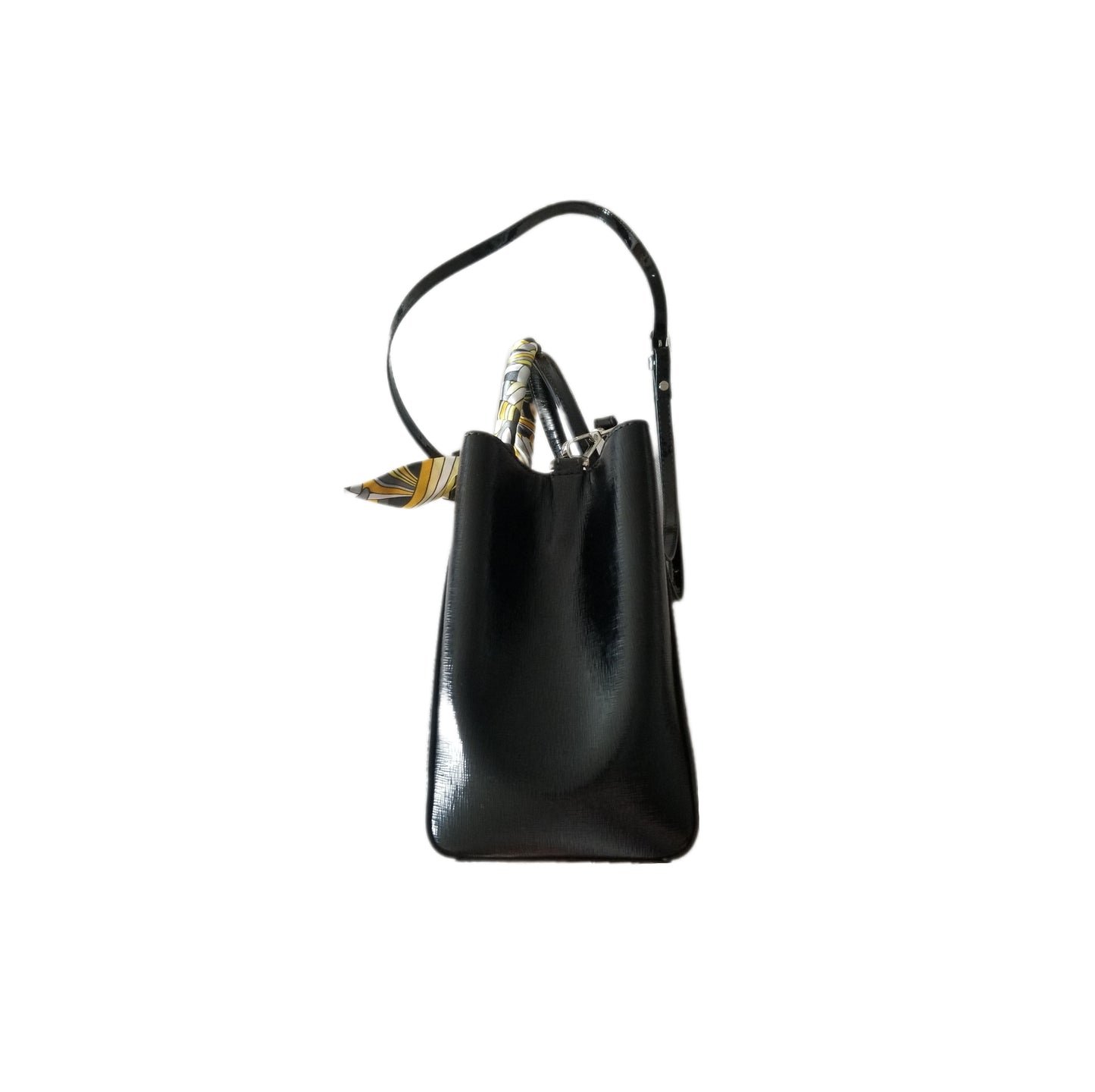 Fendi 2JOURS Petite Patent Leather Bag