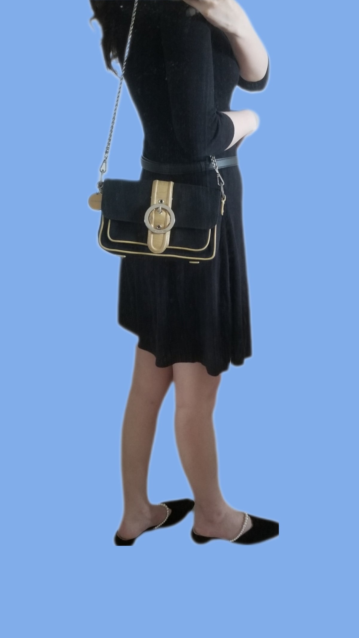 Vintage Givenchy Sling Bag in Black