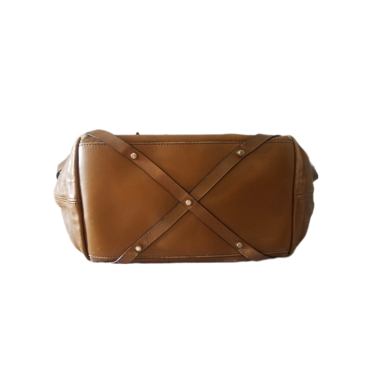 Burberry Medium Salisbury Leather Tote Bag in Mid Camel