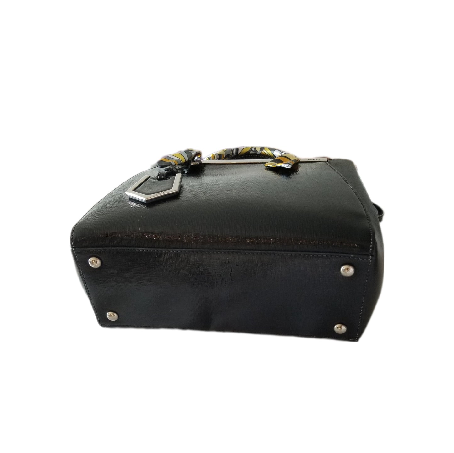 Fendi 2JOURS Petite Patent Leather Bag