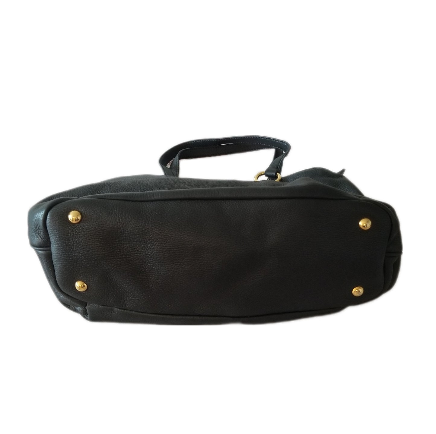 Miu Miu Vitello Leather Handbag in Black