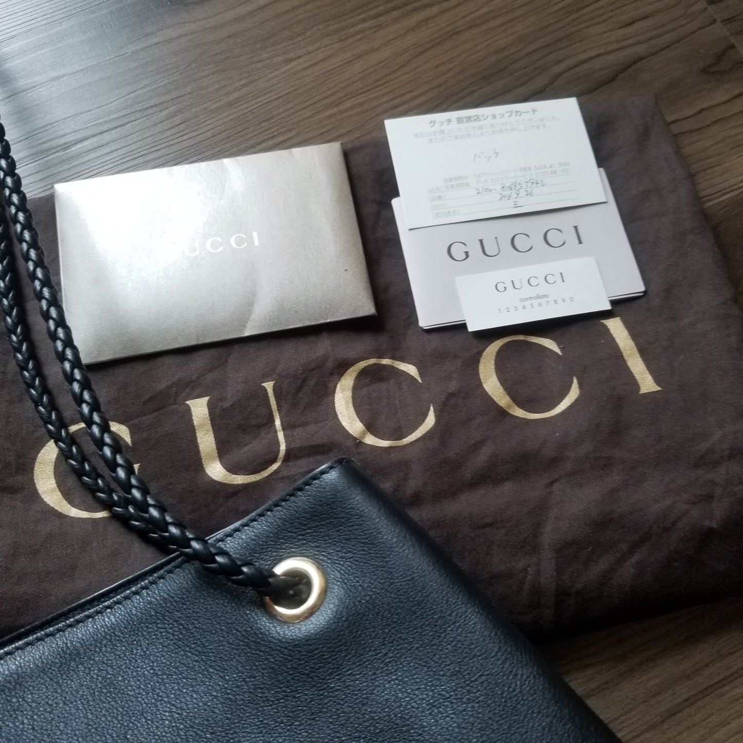 Gucci Gifford Leather Tote Bag