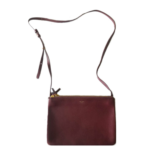 Celine Trio Leather Crossbody Bag