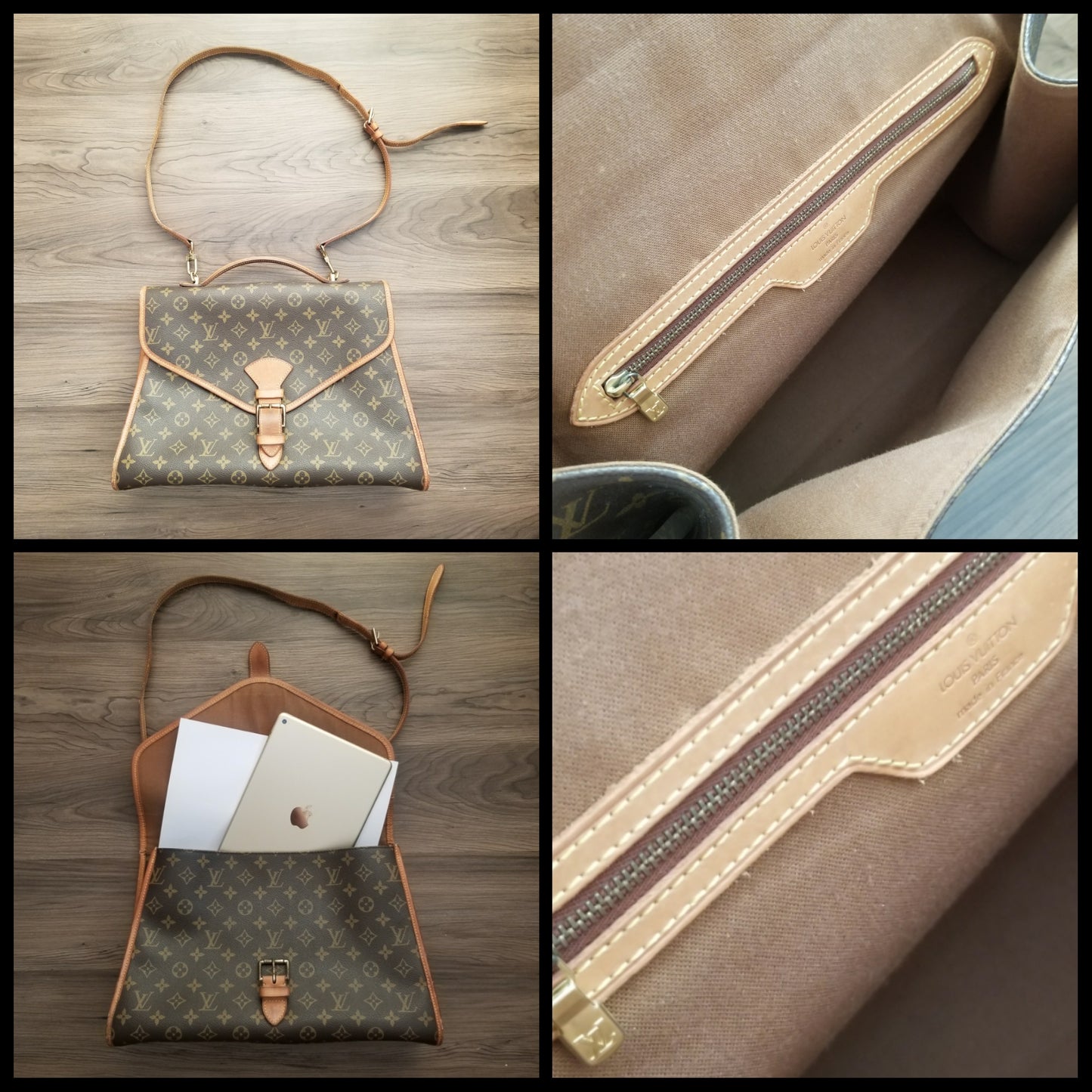 Louis Vuitton Bel Air Monogram Satchel Bag