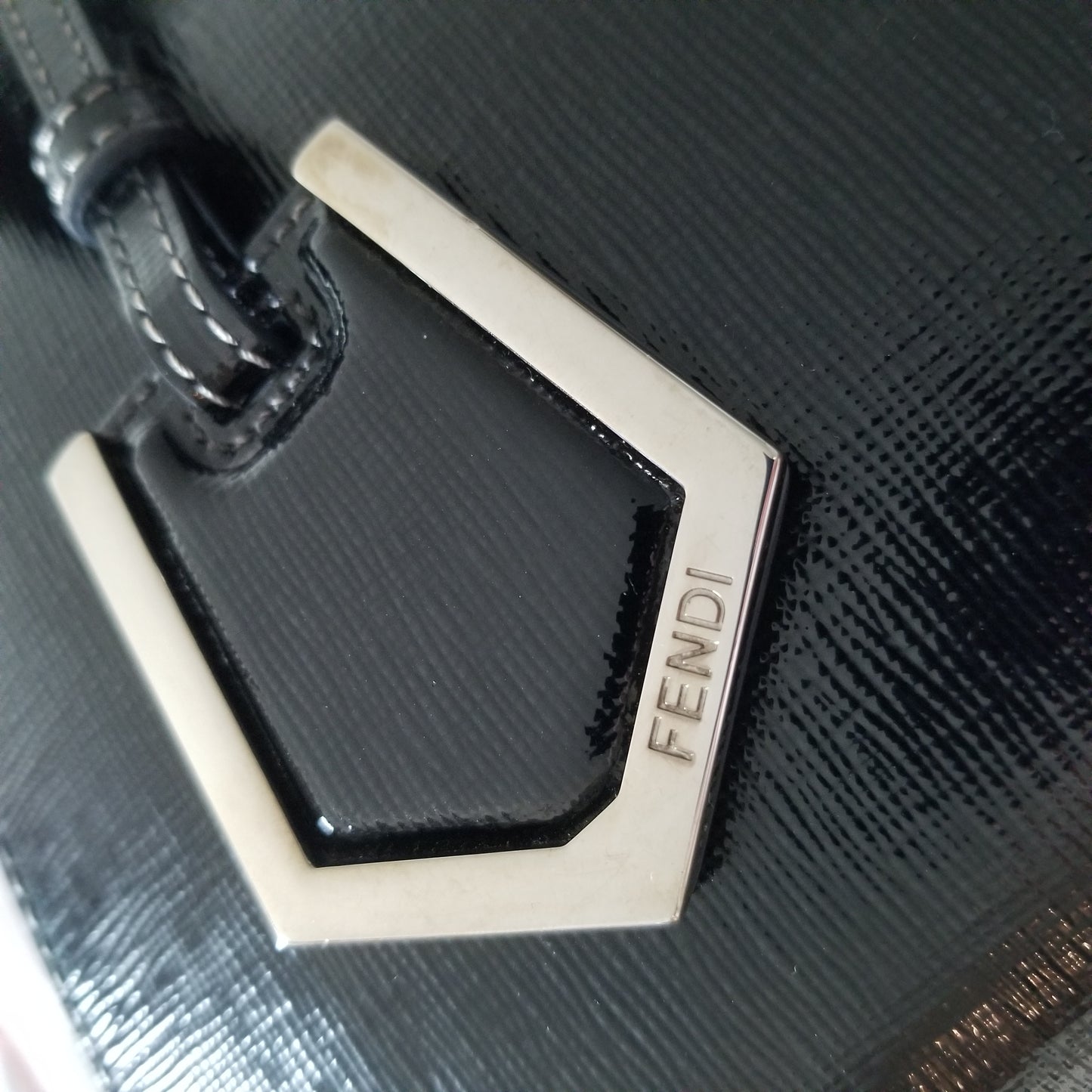 Fendi 2JOURS Petite Patent Leather Bag